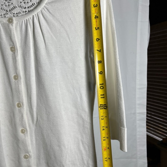 Anthropologie by Beth‎ Bowley white cardigan - Picture 3 of 9